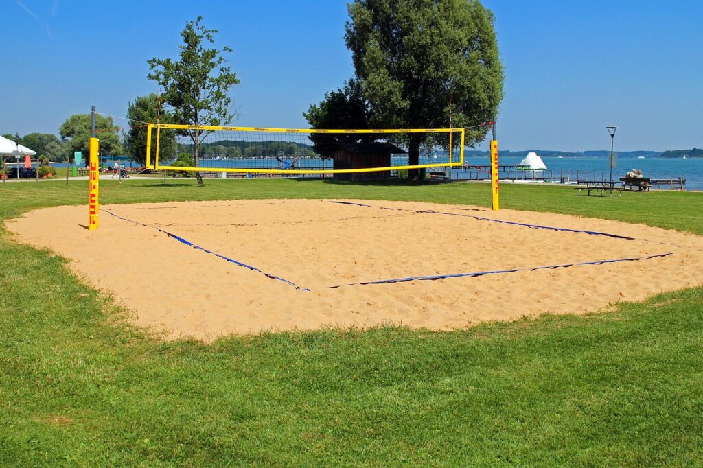 beach volley, volleyball, playing field, beach volleyball, volleyball field, volleyball net, web, sand, sports, beach facility, volleyball, volleyball, volleyball, volleyball, volleyball, beach volleyball, volleyball net